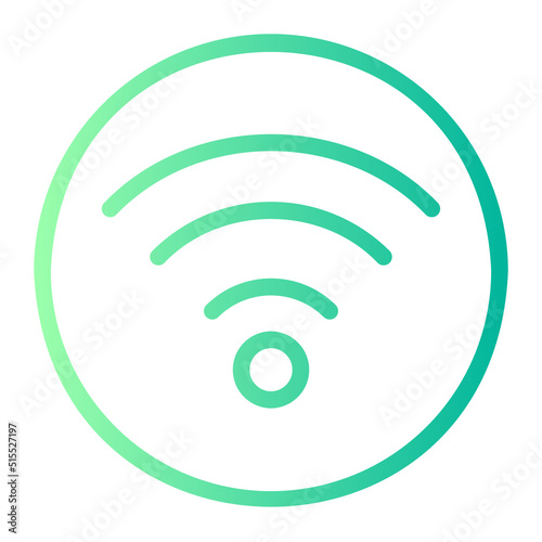 wifi signal gradient icon