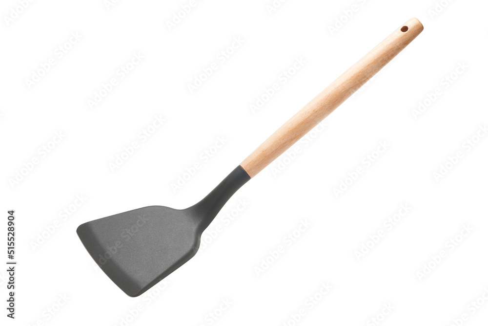 Silicone spatula isolated on white background.Kitchen Utensil. Silicone spatula isolated on white background.Kitchen Utensil.