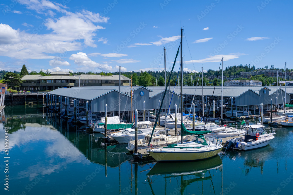Edmond Waterfront marina near Seattle WA.