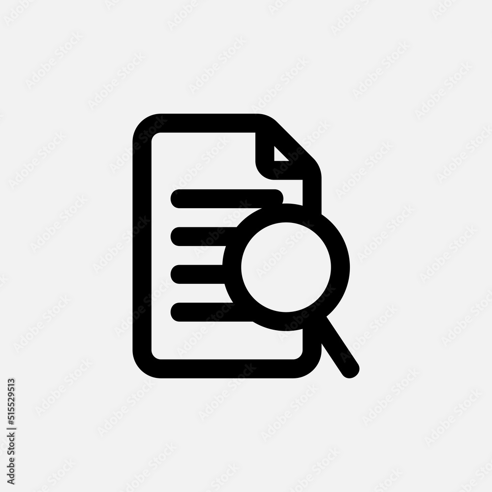 Preview icon in line style about text editor, use for website mobile app presentation