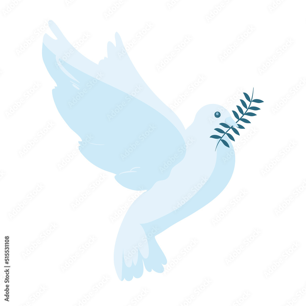 dove flying with branch dove flying with branch