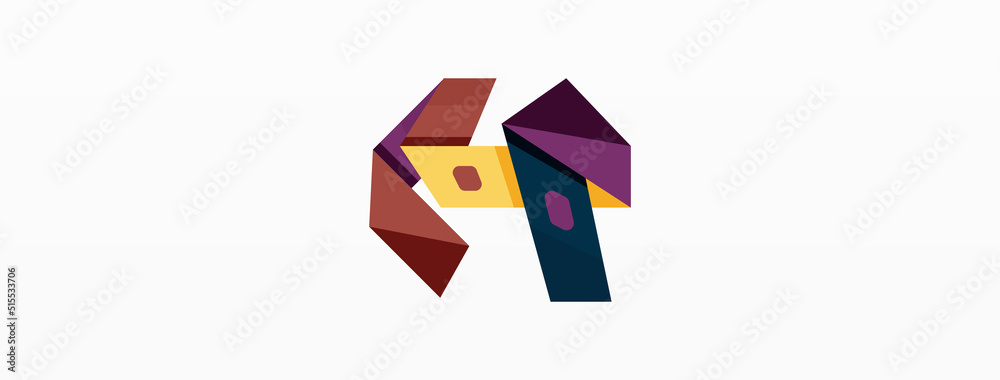 Abstract line and triangle background. Creative geometric abstract backdrop. Business template for wallpaper, banner, background or landing Abstract line and triangle background. Creative geometric abstract backdrop. Business template for wallpaper, banner, background or landing