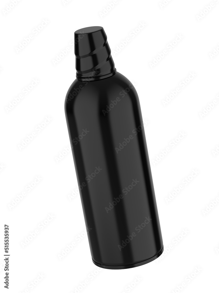 Blank whipped cream spray container, 3d render illustration. Blank whipped cream spray container, 3d render illustration.