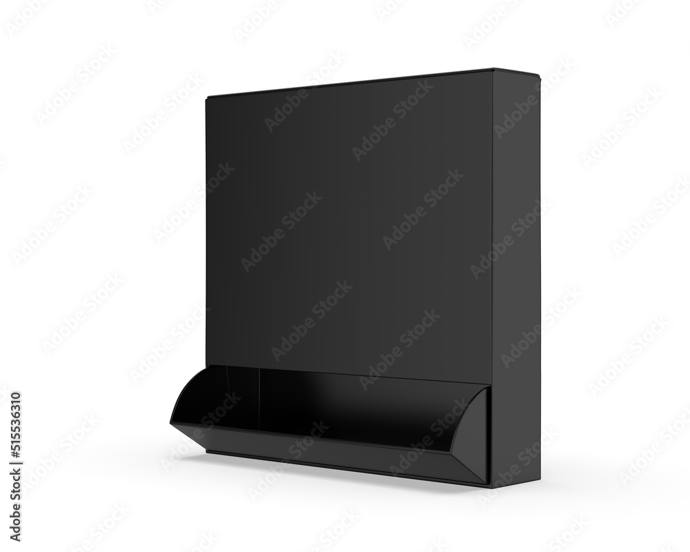 Blank Retail Display Floor Stand Paper Cardboard Paper Counter Top Box For Packaging Small Counter Candy Display Box, 3d render illustration. Blank Retail Display Floor Stand Paper Cardboard Paper Counter Top Box For Packaging Small Counter Candy Display Box, 3d render illustration.