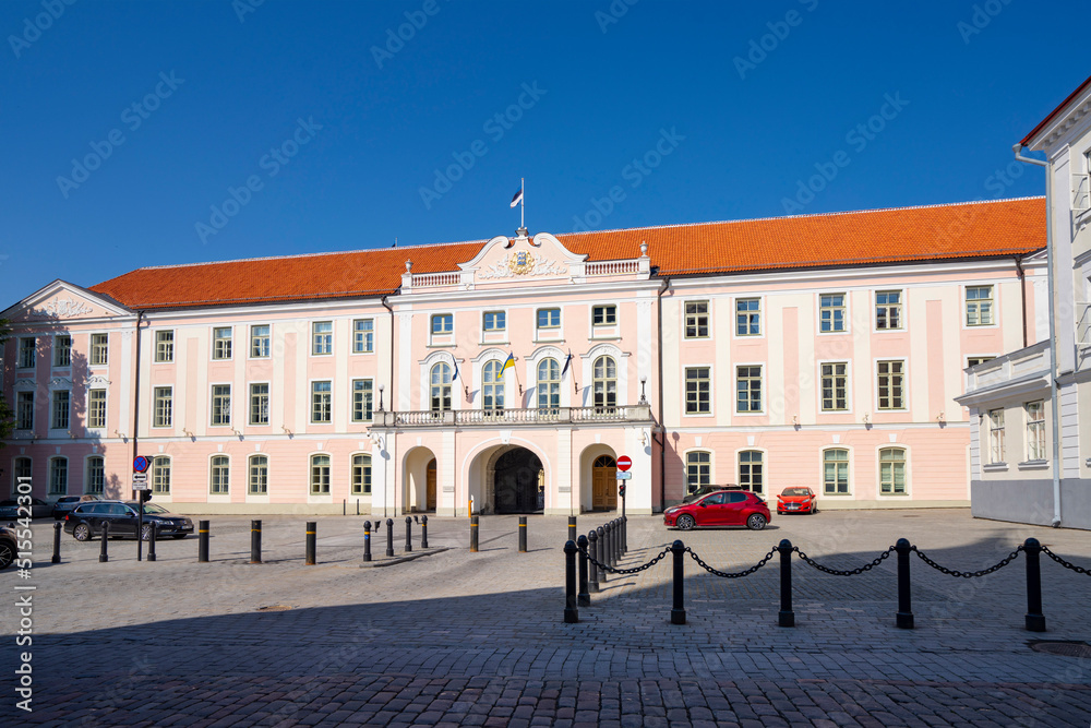 The Parliament Of Estonia in Tallinn.