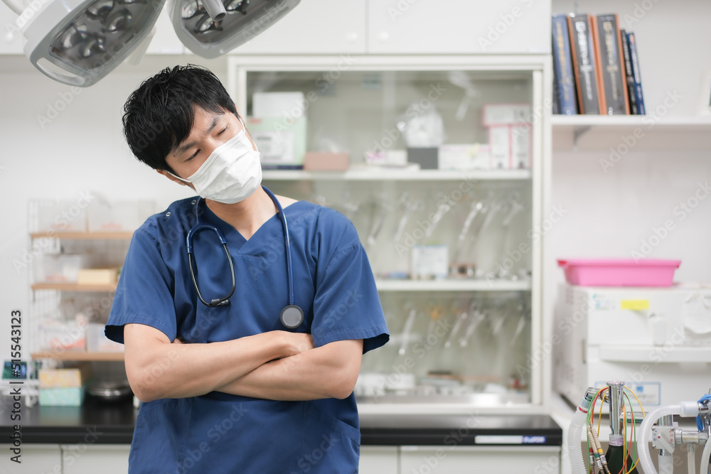 病院のお医者さん男性 病院のお医者さん男性