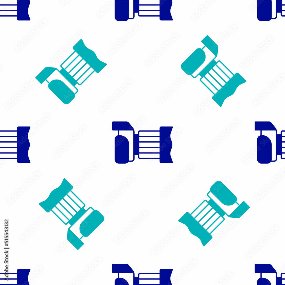 Blue Photo camera icon isolated seamless pattern on white background. Foto camera. Digital photography. Vector Blue Photo camera icon isolated seamless pattern on white background. Foto camera. Digital photography. Vector