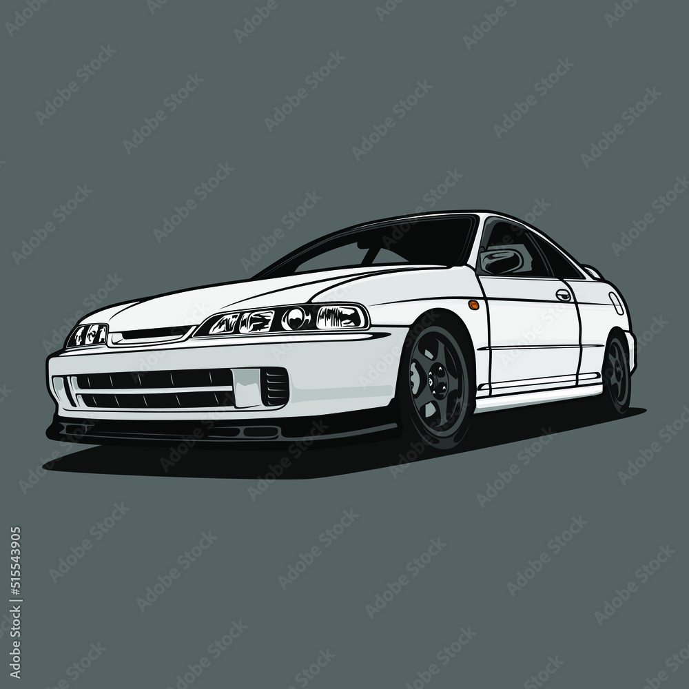 Cartoon car vector illustration for conceptual design. Good for poster, sticker, t shirt print, banner.
Separated layers, easy to edited in your vector supported software.