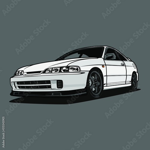 Cartoon car vector illustration for conceptual design. Good for poster, sticker, t shirt print, banner.
Separated layers, easy to edited in your vector supported software.