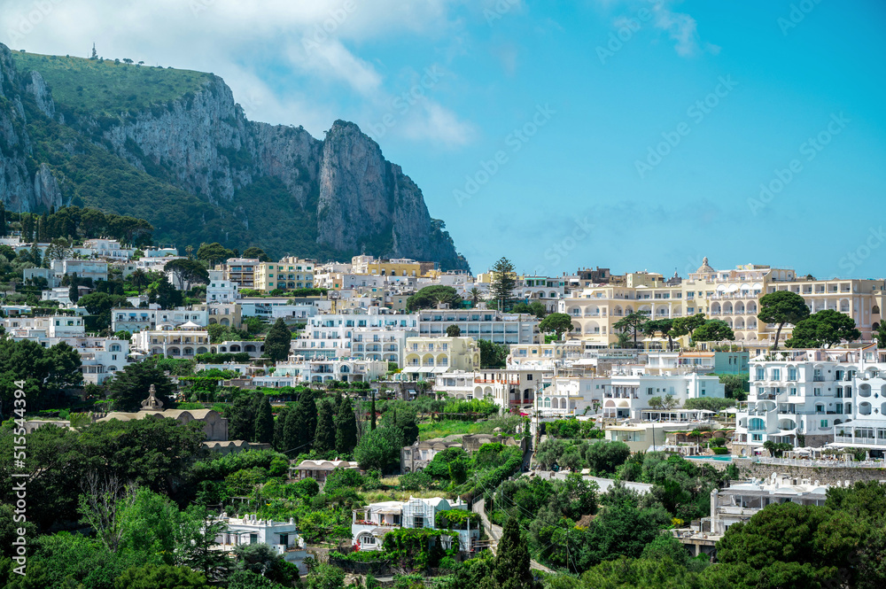 Cityscape of Capri, Italy
