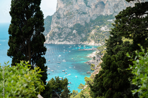 Fototapeta Naklejka Na Ścianę i Meble -  Tyrrhenian sea coast of Capri, Italy