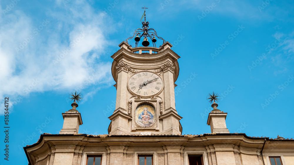 Fototapeta premium Church facade in Rome, Italy