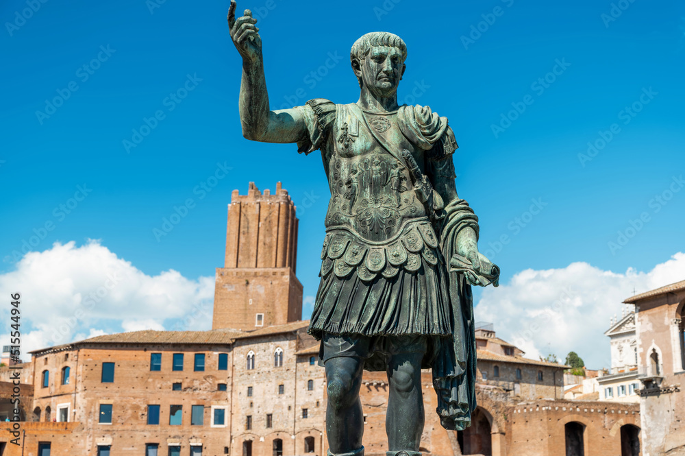 Obraz premium Statue of Augustus Caesar in Rome, Italy