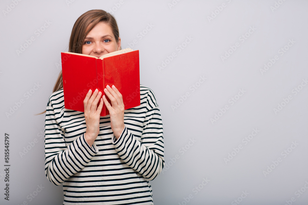 Smiling woman isolated portrait Smiling woman isolated portrait