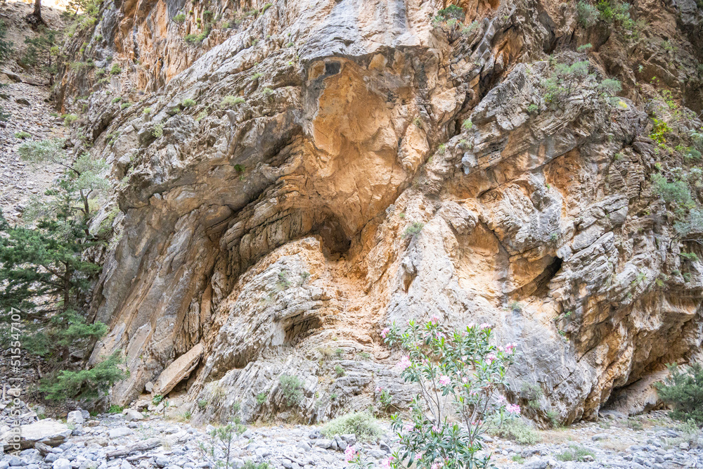 Obraz premium Die Samaria-Schlucht auf Kreta - Der Gran Canyon Europas