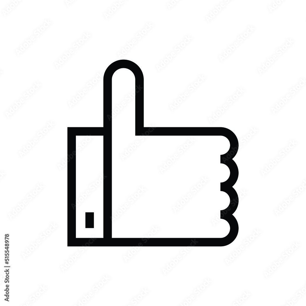Like rating vector icon symbol design Like rating vector icon symbol design