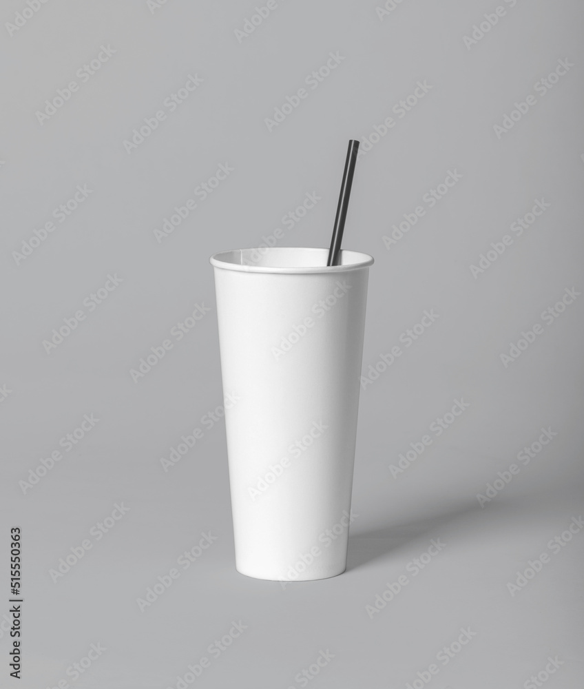 Takeaway coffee cup mockup template copy space for your logo or graphic ...