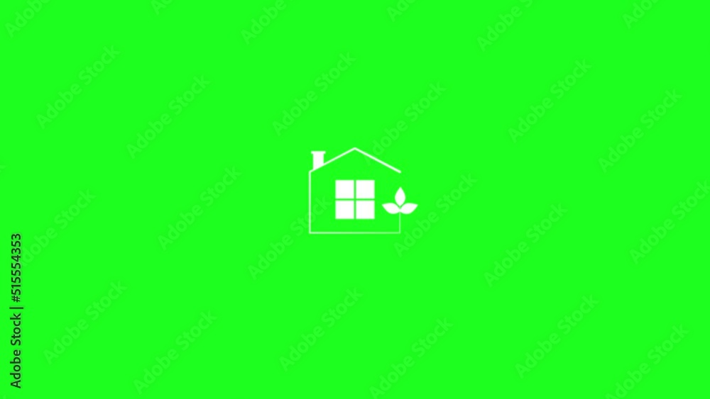 logo animation of house for infographics and motion graphics video. element resource graphics logo animation of house for infographics and motion graphics video. element resource graphics