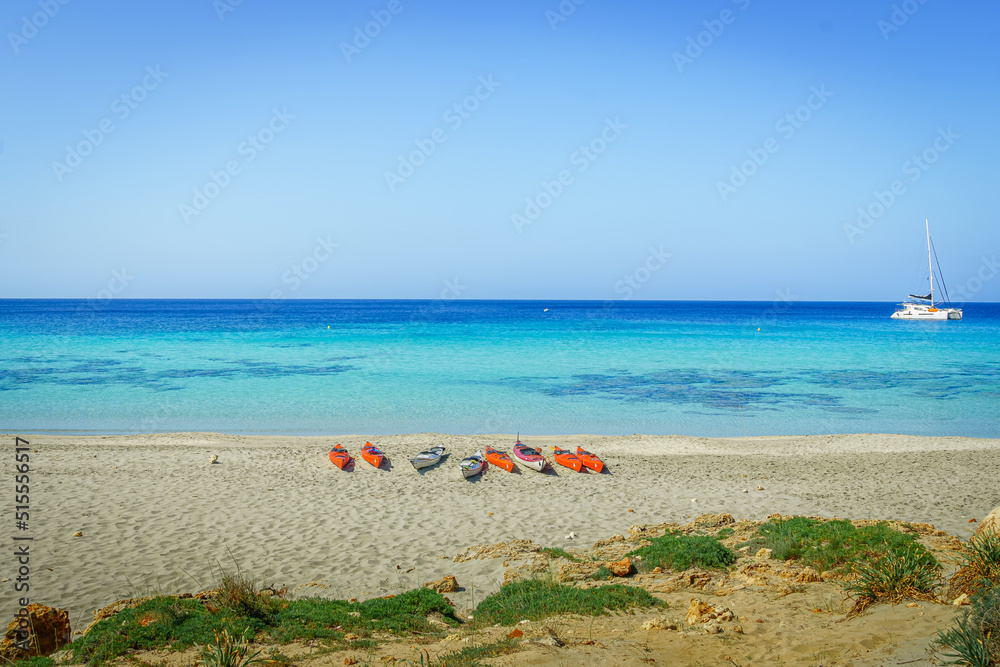 Binigaus beach. Minorca, Balearic Islands. Spain Binigaus beach. Minorca, Balearic Islands. Spain