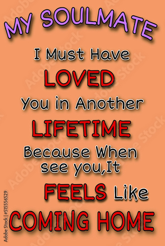 You are My Soulmate forever Quotes