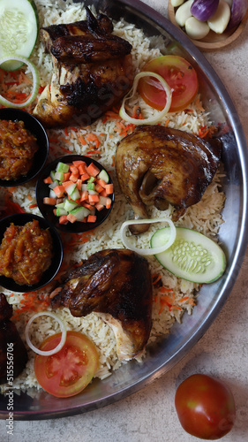 chiken biryani is a traditional dish from India
