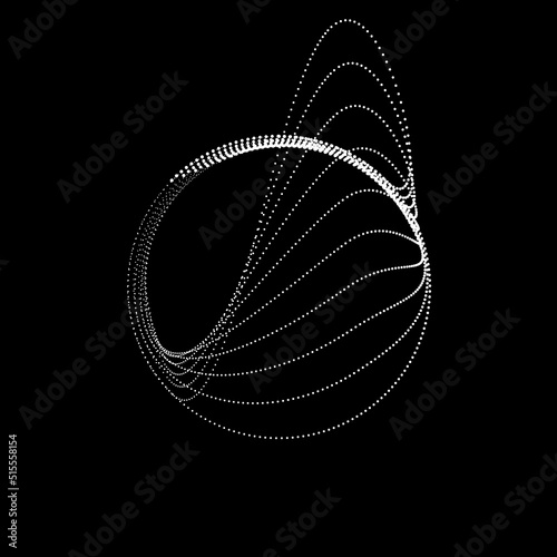 Halftone dots in circle form. round logo . vector dotted frame . design element
