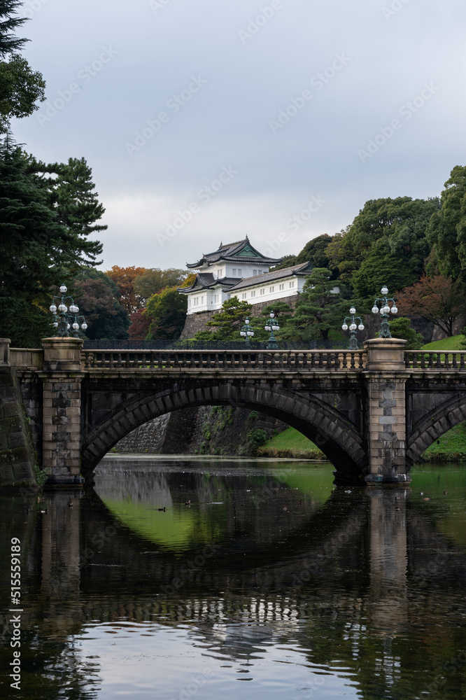 The Imperial Palace in Tokyo, Japan.