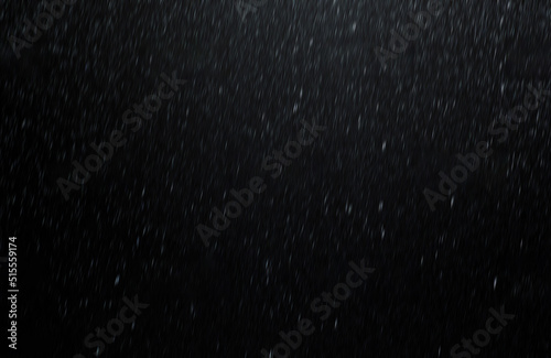 rainy drop on black background