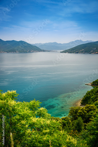 Beautiful view of the Bay of Kotor