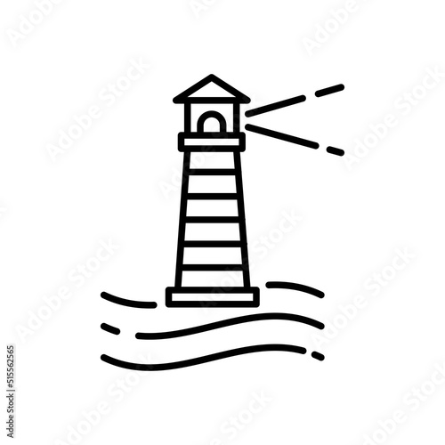 Light house icon vector. © deny