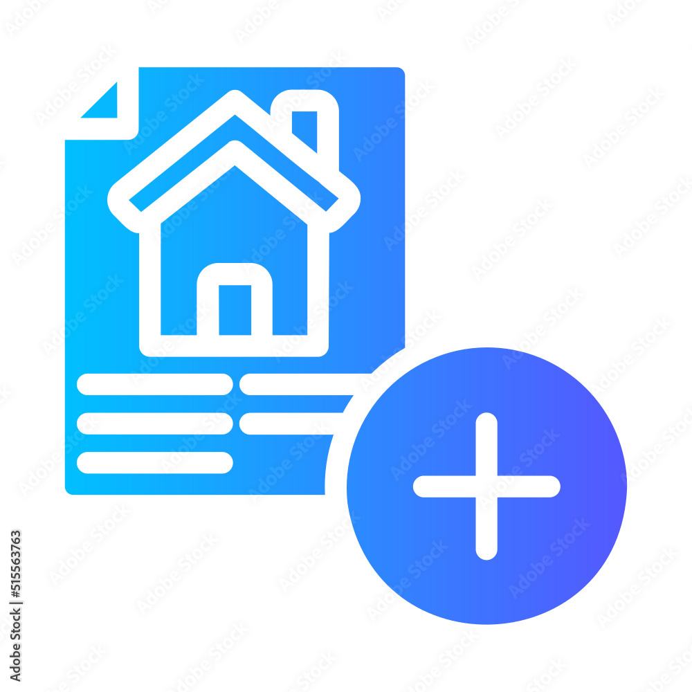 Obraz premium Flat Gradien gradient icon