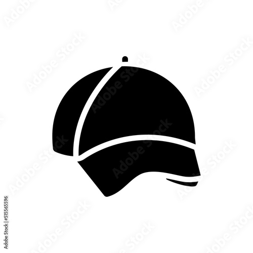 Hat icon. Suitable for accessories icon. Solid icon style, glyph. Simple design editable