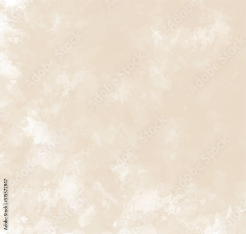 Brown watercolor texture. Abstarct hand drawing design vector