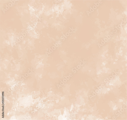 Brown watercolor texture. Abstarct hand drawing design vector