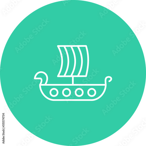 Viking Ship Icon