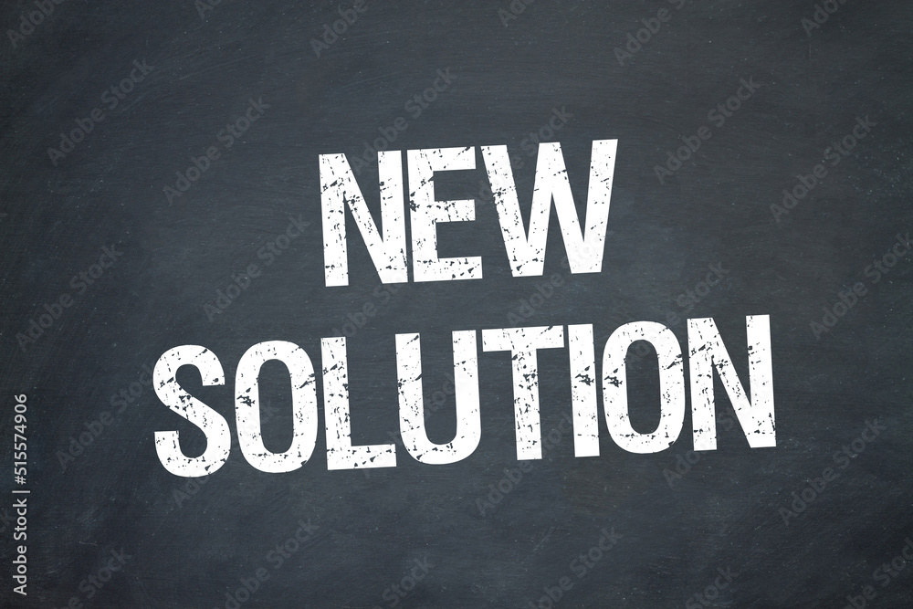 Fototapeta premium New Solution