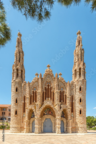 View at the Monastery of Santa Maria Maddalena in Novelda, Spain