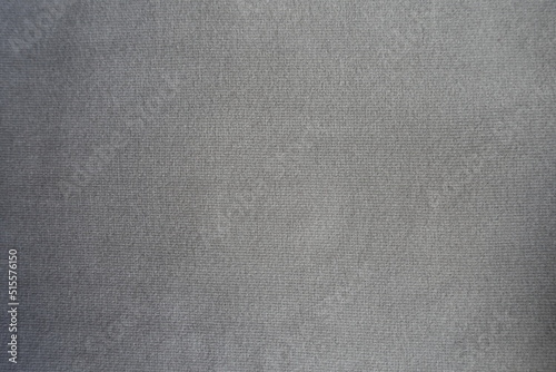 View of gray wool, viscose and polyester jersey fabric from above