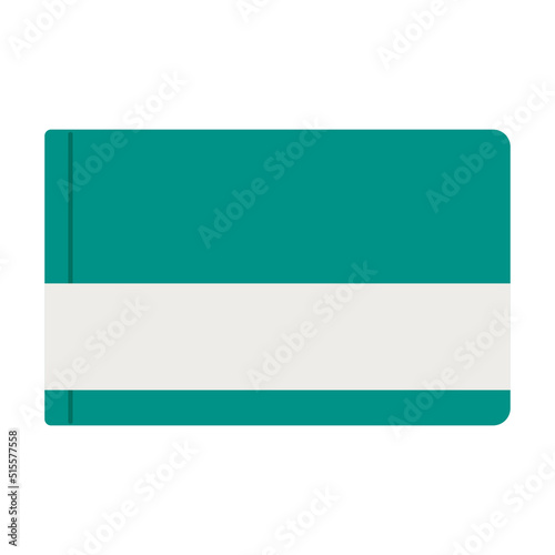 Free Download Sketchbook wide horizontal closed. Vector design element. - GFXLoad