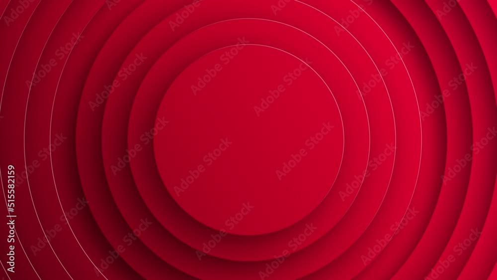 Abstract 3d circle papercut layer background seamless loop Abstract 3d circle papercut layer background seamless loop