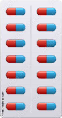 Pills clipart design illustration