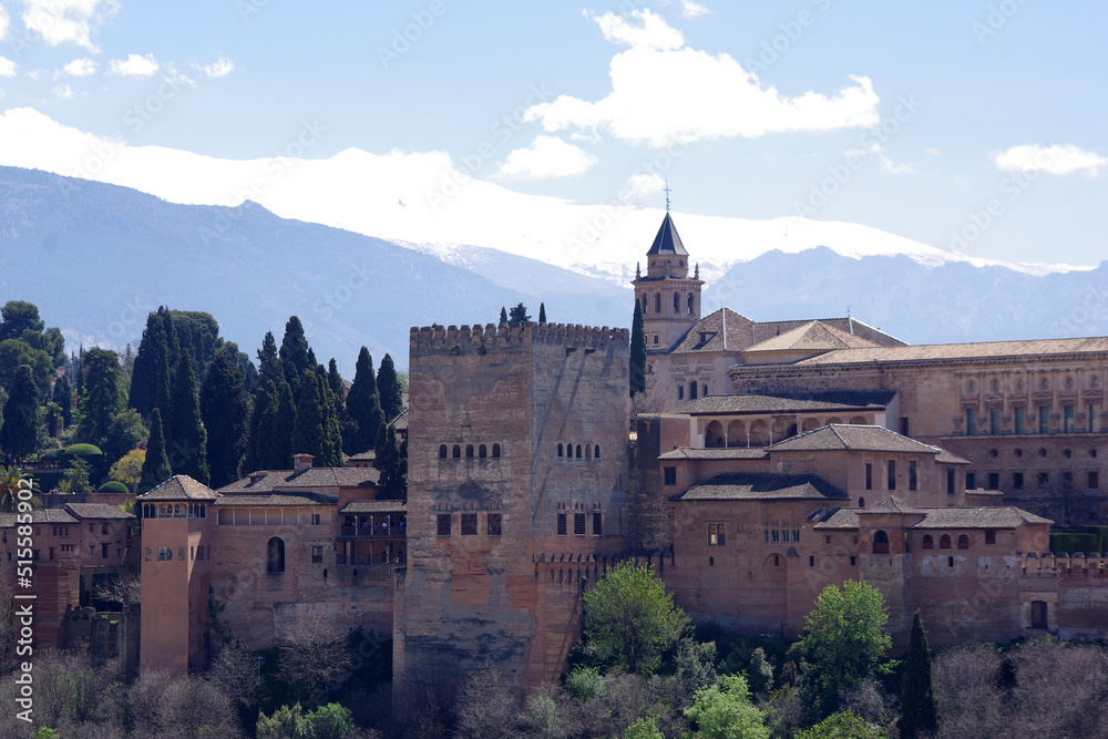 Vue sur l'Alhambra