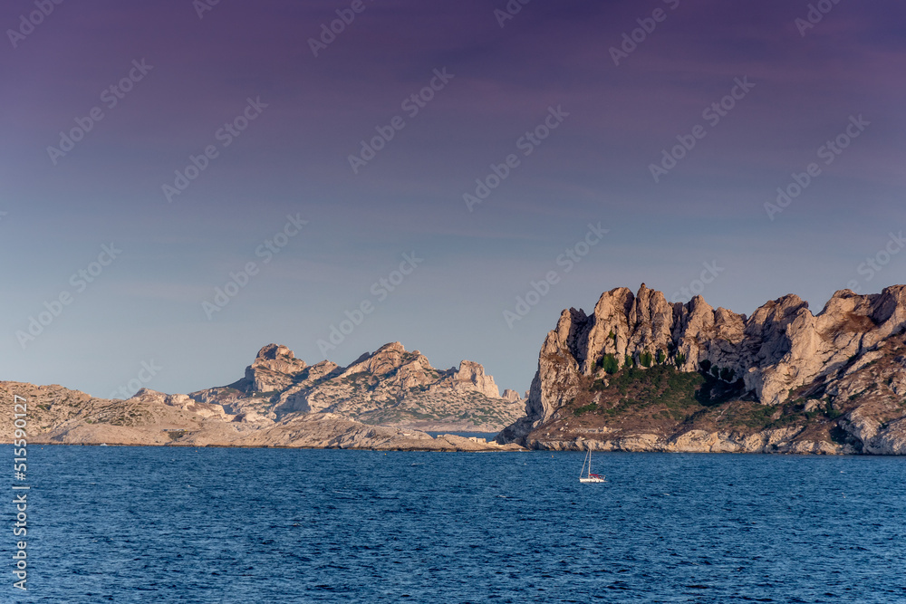 Sunset on the Calanques