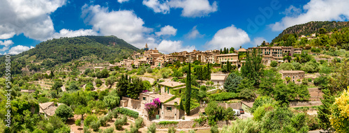 Panoramic view of Valldemossa - Mountain village in the Tramuntana Mountains - Majorca  | 22 photo
