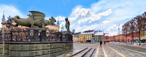 Foto Klagenfurt, Lindwurmbrunnen