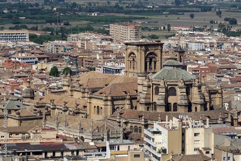 Spain. Historical center of Granada