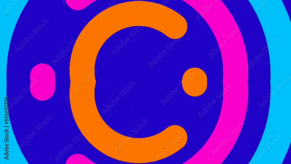 colorful animated background with water loop motion