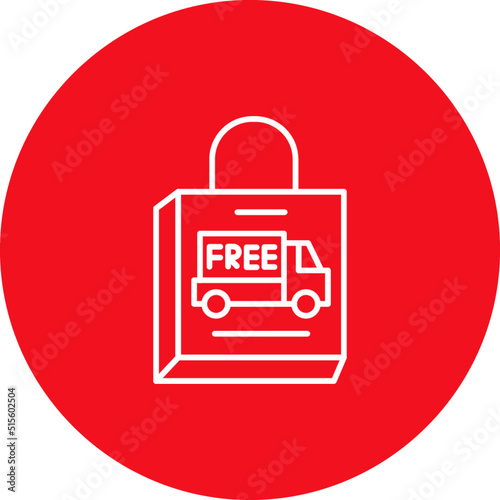 Free Home Delivery Icon
