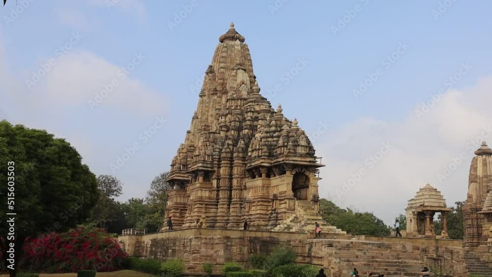 Kandariya Mahadev Temple, Jagdamba Temple and Chitragupta Temple Panoramic shot at Khajuraho, Madhya Pradesh Kandariya Mahadev Temple, Jagdamba Temple and Chitragupta Temple Panoramic shot at Khajuraho, Madhya Pradesh