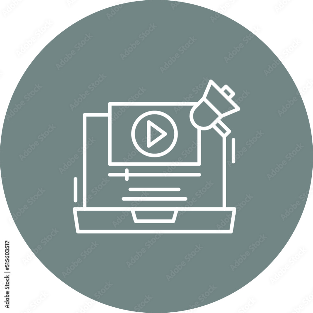 Video Marketing Icon Video Marketing Icon